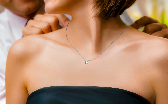 Collier en diamant pour femme