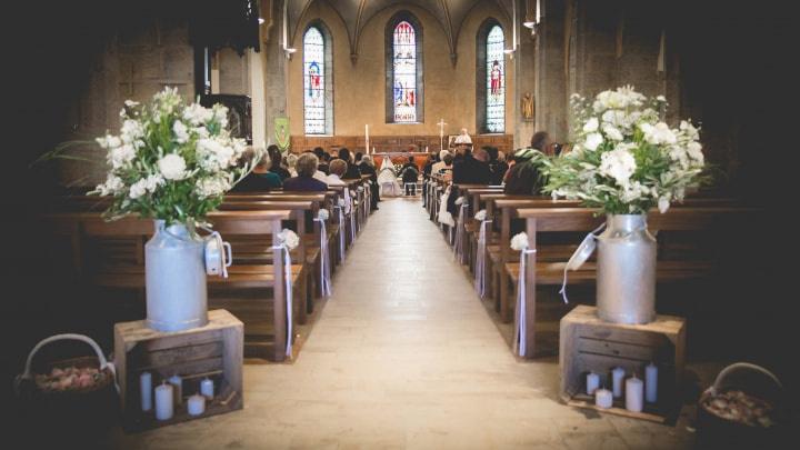 budget pour la décoration mariage église