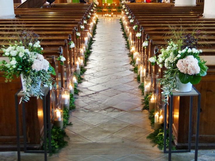 déco pour un mariage d'église