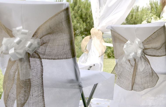 Idée Décoration Mariage Chaise en Nœuds à Faire Soi Même