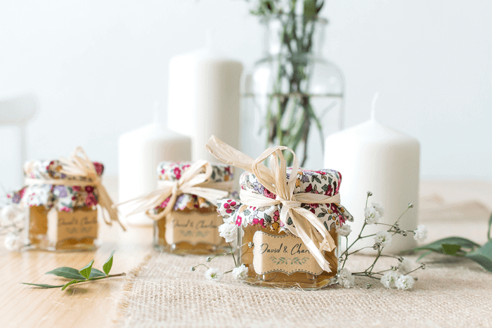 cadeau d'invité mariage comestible