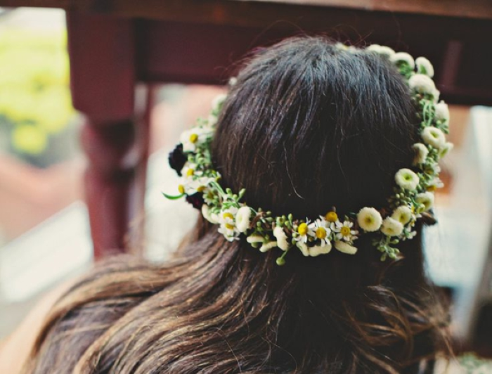 Coiffure Invitée Couronne Fleur