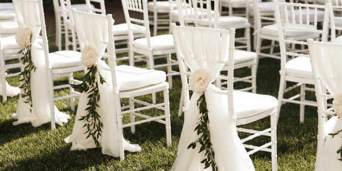 Décorations de Chaises 