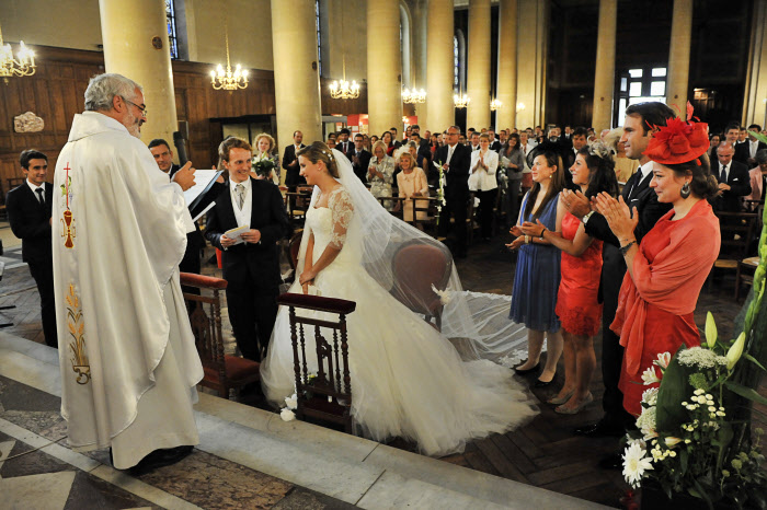 décoration mariage église