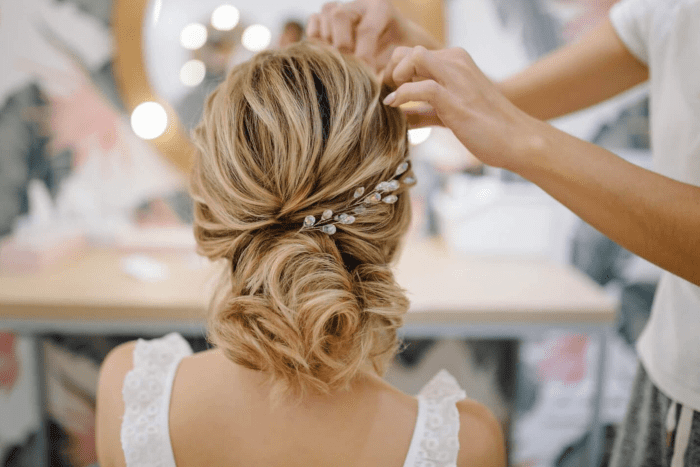 Prix de coiffure mariage au salon