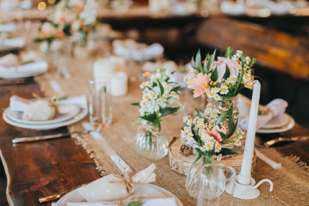 Centre De Table Pour Un Mariage