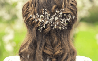 Coiffure mariage cheveux mi longs