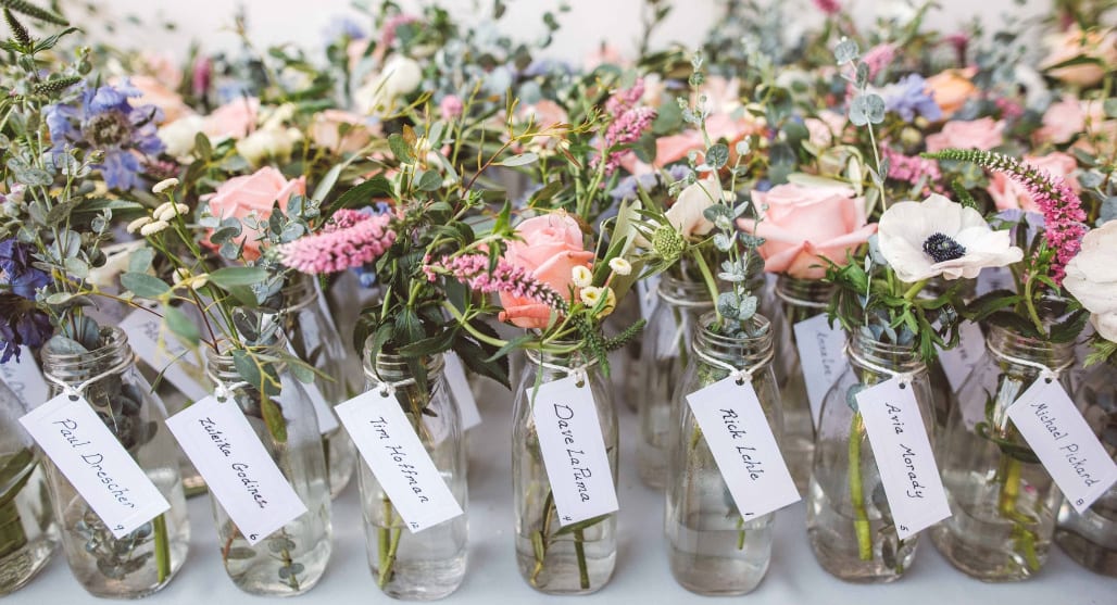 Pot De Fleurs Pour Les Invites Mariage 