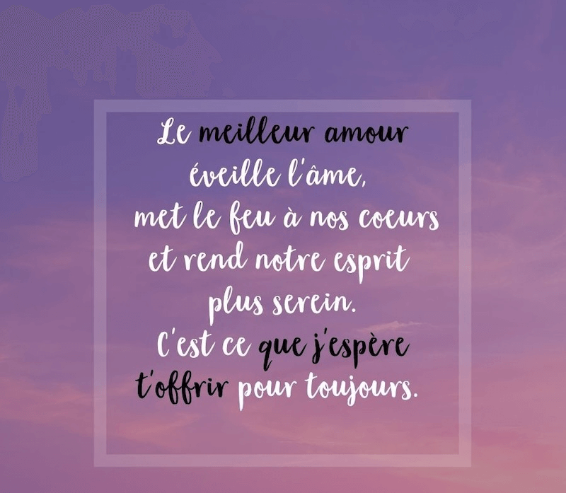 Un petit mot avec citation pour un mariage