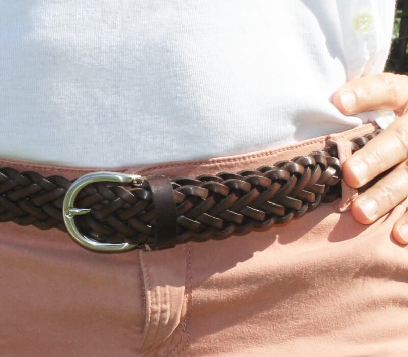 Une ceinture tissée à la main