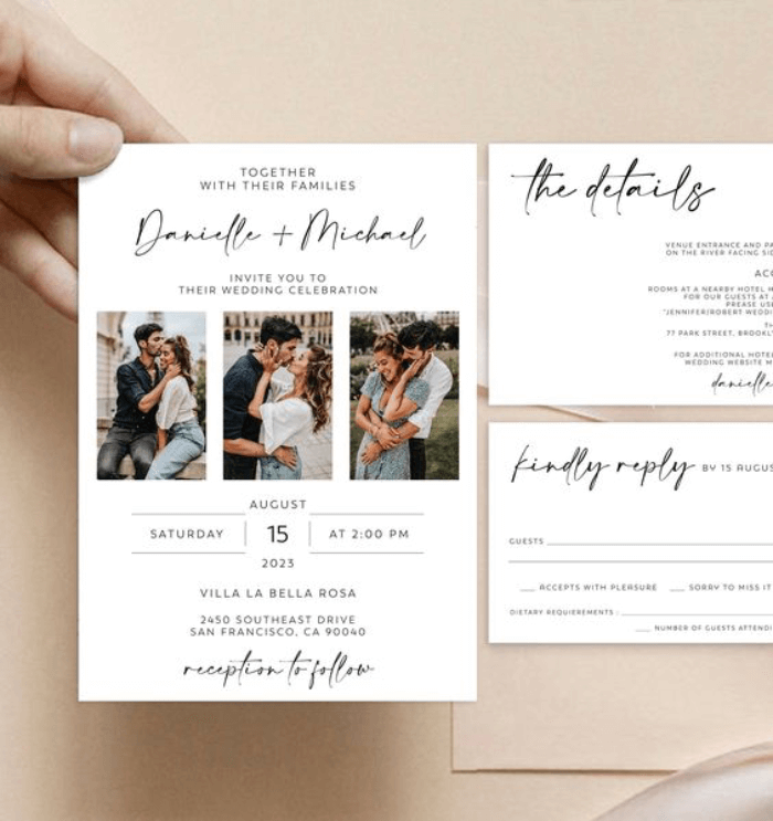 Le Prix d’Invitation de Mariage Sur-Mesure