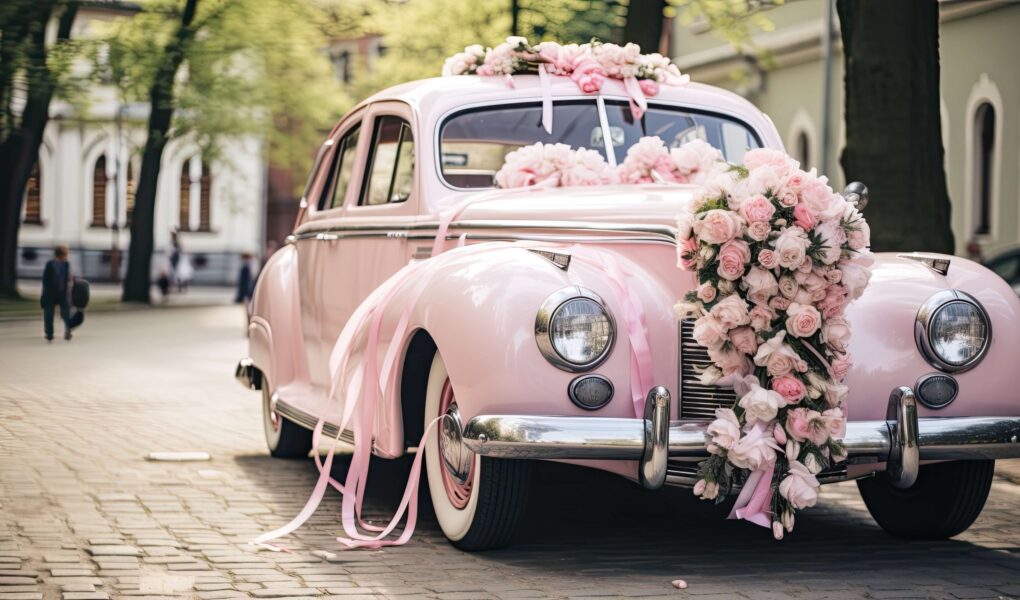 déco voiture mariage