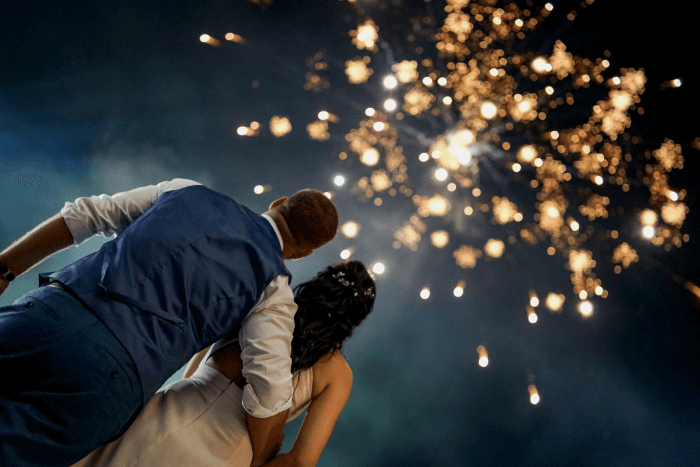 Prix feu d'artifice à 50 mètres pour mariage