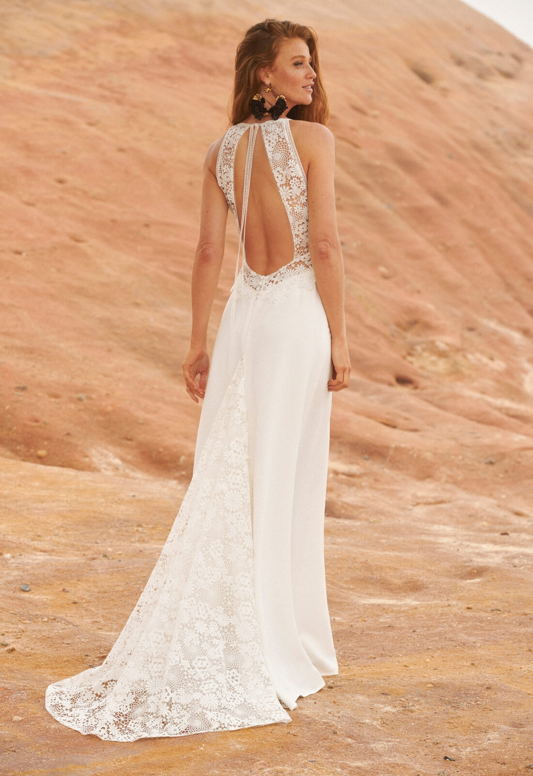 Robe de mariée bohèmes à dos nu