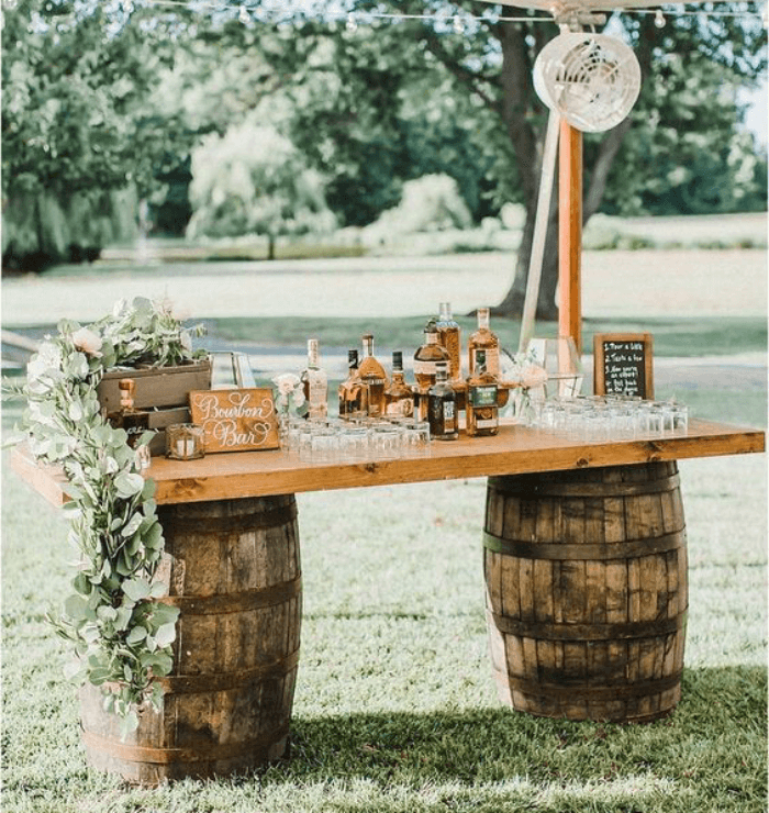 Des Couleurs Et Matières Pour La Décoration Table Champêtre Mariage