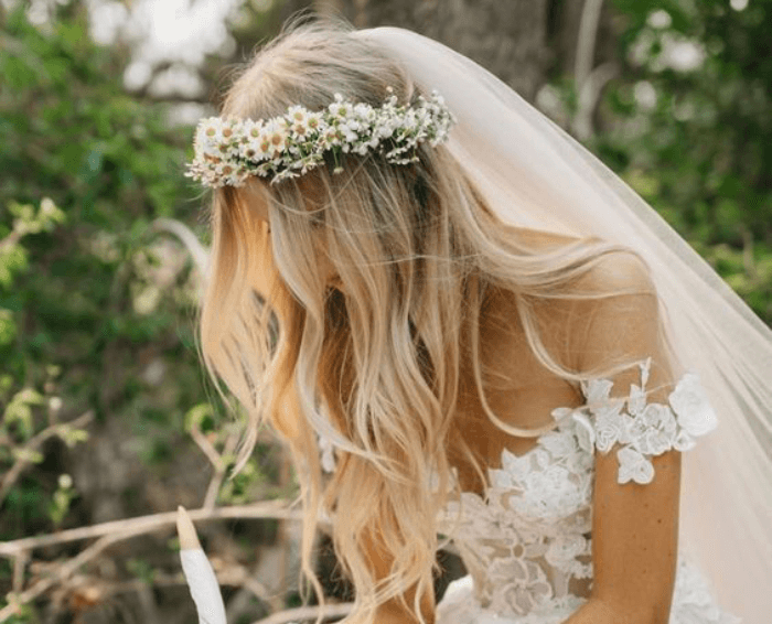 Bohème Coiffure Mariage Cheveux Mi Long Pour Sortir Du Lot