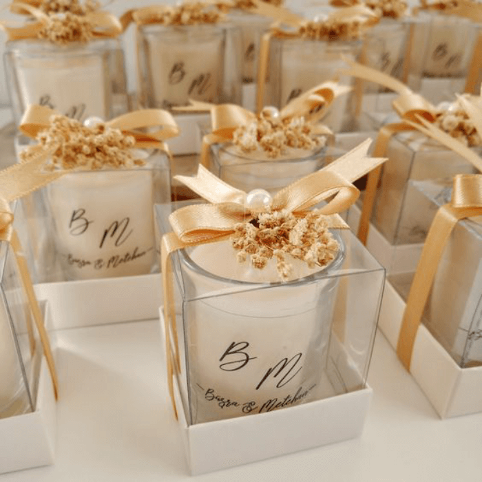 Cadeau Invité Mariage Bougie Personnalisé